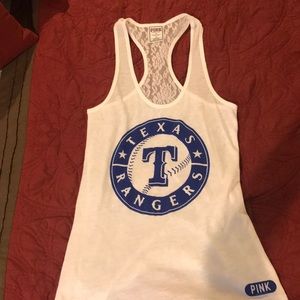 Victoria’s Secret Lace Back Texas Rangers Tank